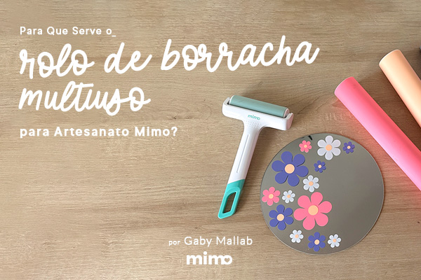 Para que serve o rolo de borracha multiuso para artesanato mimo