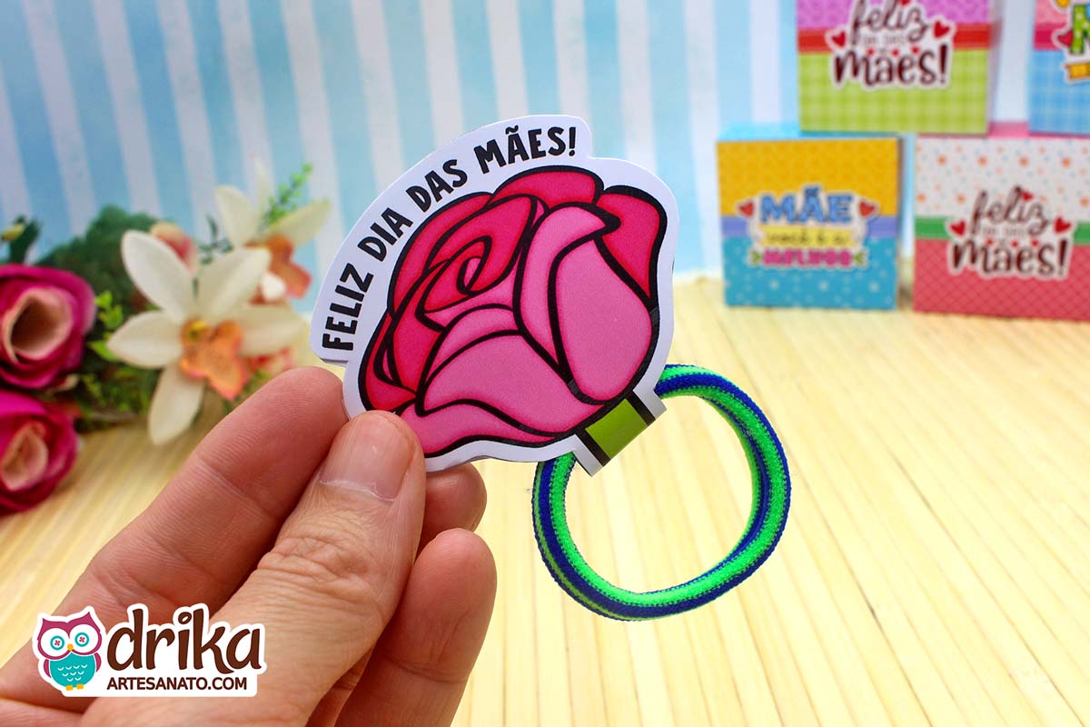 Rosa Porta Xuxinha de Cabelo